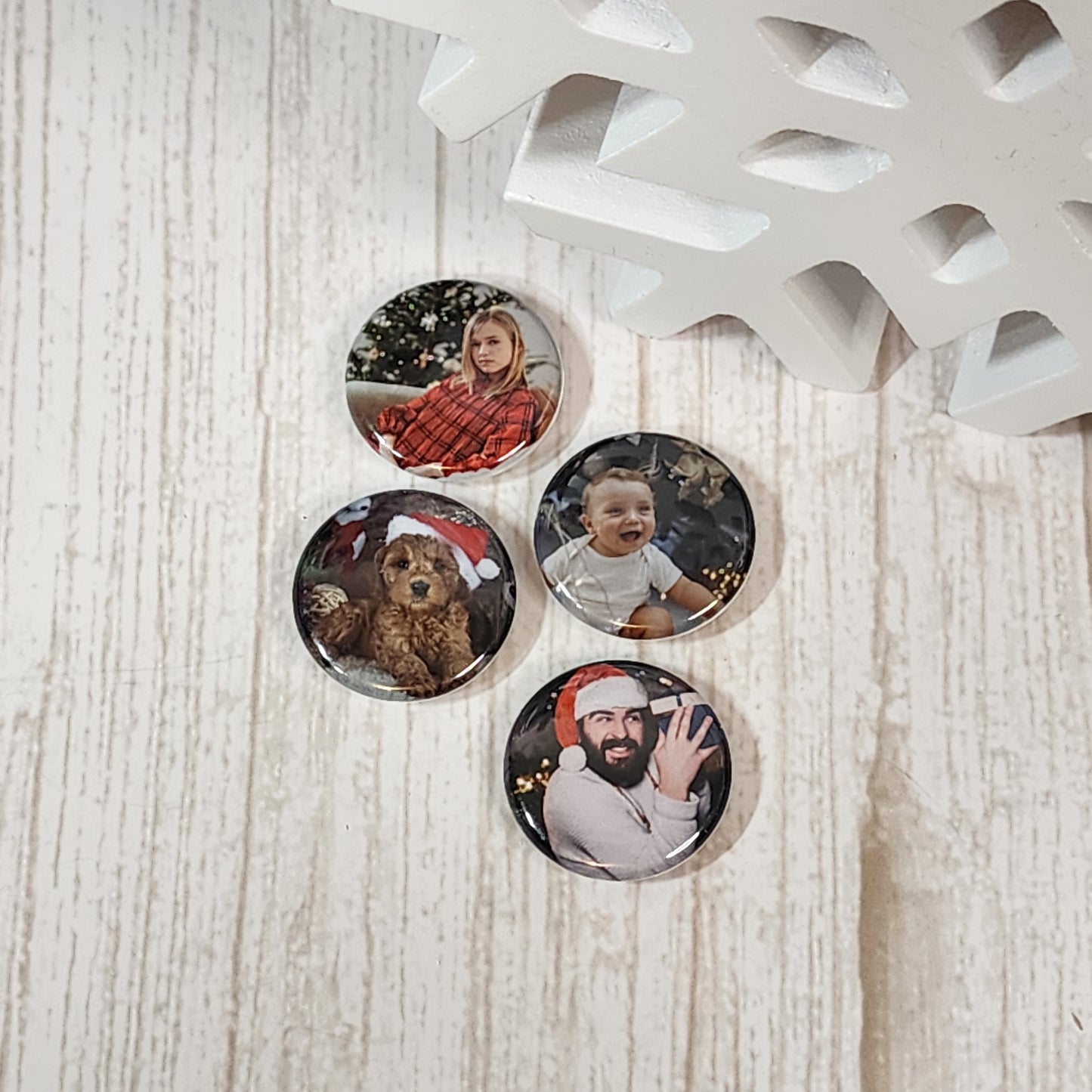 Custom 1-inch Photo Magnet for Pendant